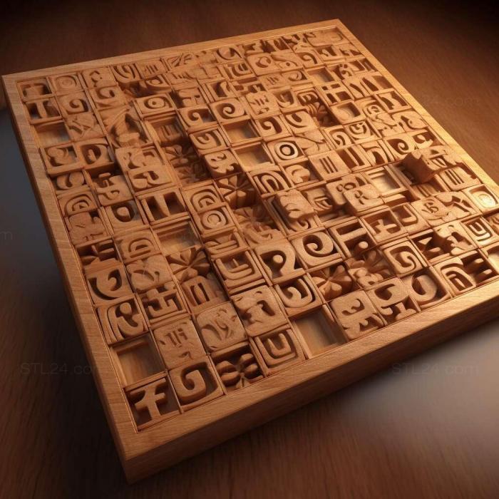 Games (Buku Sudoku 3, GAMES_3071) 3D models for cnc